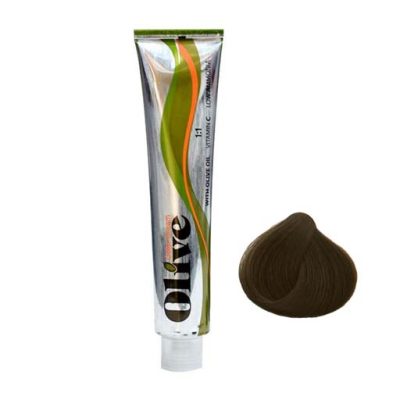 رنگ موی الیو بلوند دودی شماره Olive 6.1