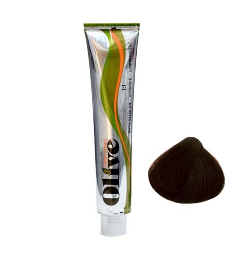 رنگ موی الیو قهوه ای طلایی متوسط شماره Olive 4.5