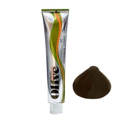 رنگ موی الیو بلوند خاکستری شماره Olive 7.2