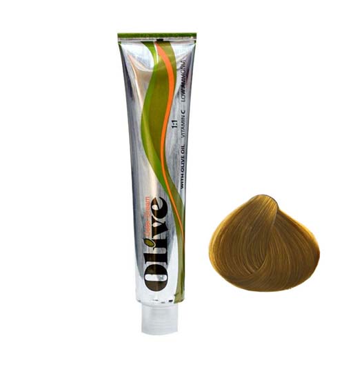 رنگ موی الیو بلوند تنباکویی شماره Olive 7.65
