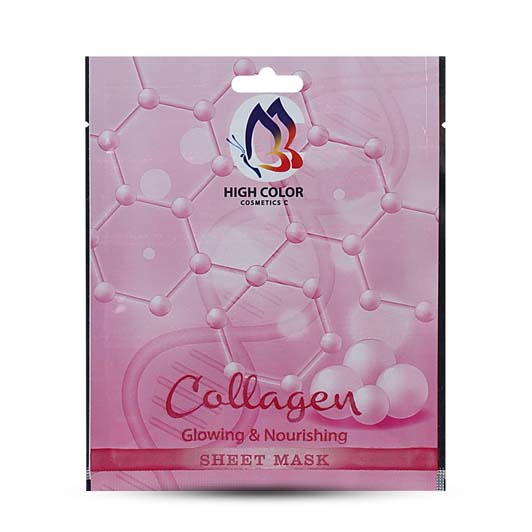 ماسک صورت کلاژن های کالر SHEET MASK collagen HIGH COLOR