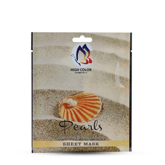 ماسک صورت مروارید های کالر SHEET MASK Pearls HIGH COLOR