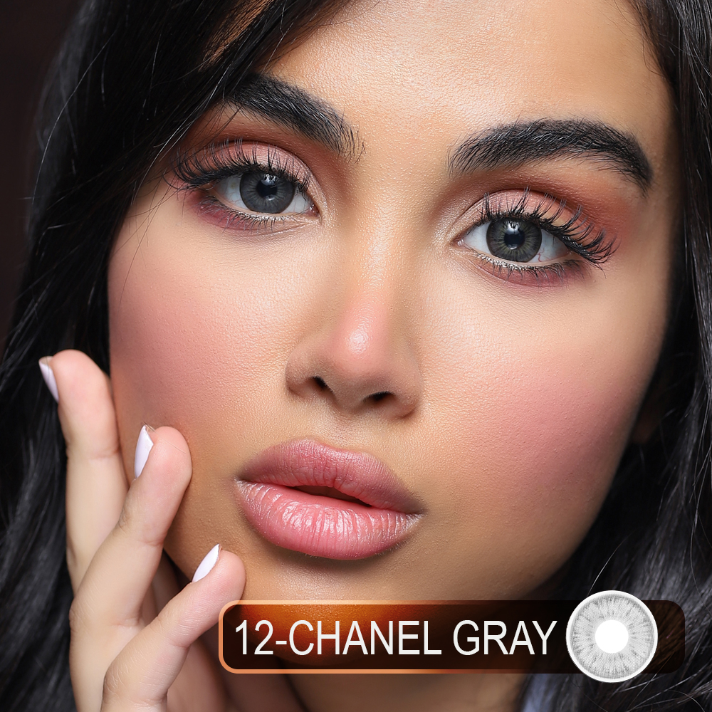 لنز چشم فصلی کانفست رنگ Chanel Gray شماره 12