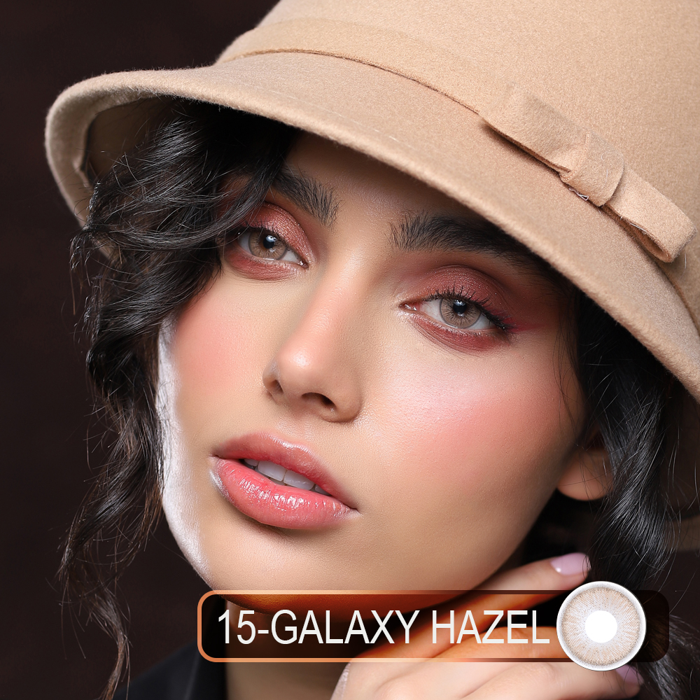 لنز چشم فصلی کانفست رنگ Galaxy Hazel شماره 15