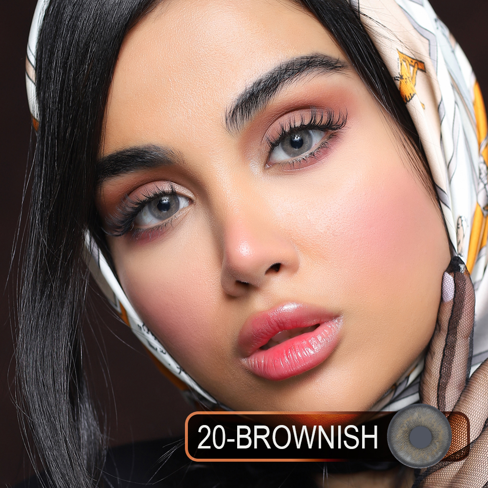 لنز چشم فصلی کانفست رنگ Brownish شماره 20
