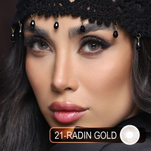 لنز چشم فصلی کانفست رنگ Radin Gold شماره 21