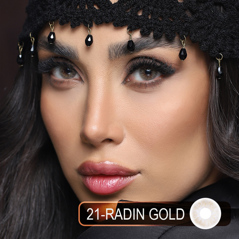 لنز چشم فصلی کانفست رنگ Radin Gold شماره 21