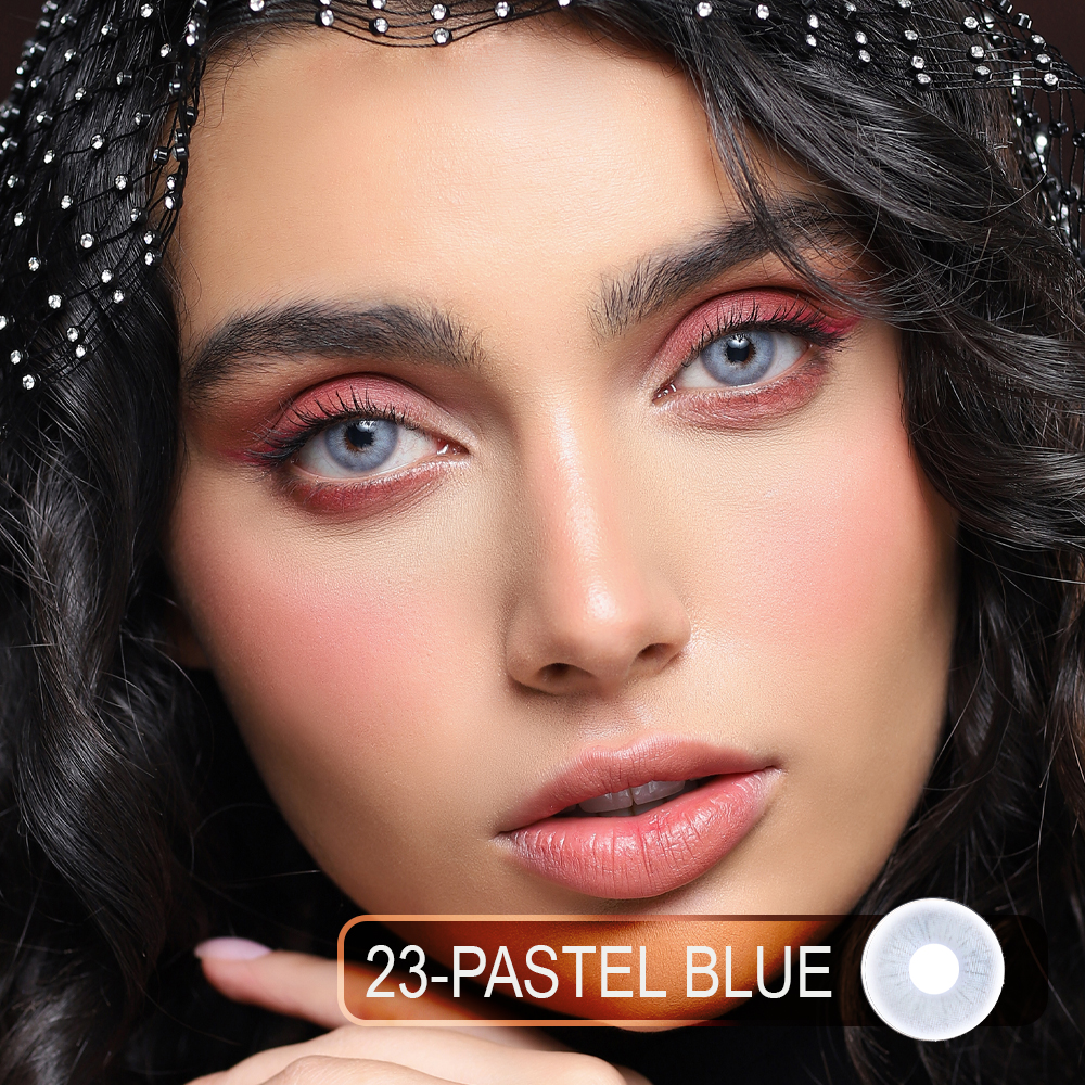 لنز چشم فصلی کانفست رنگ Pastel Blue شماره 23