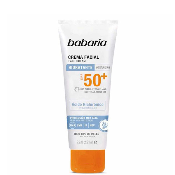 کرم ضد آفتاب هیالورونیک باباریا SPF 50 BABARIA