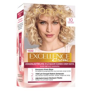 رنگ موی لورال شماره 10 بلوند روشن LOREAL
