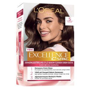 رنگ موی لورال شماره 5 قهوه ای LOREAL