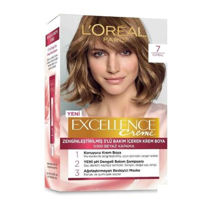 رنگ موی لورال شماره 7 LOREAL