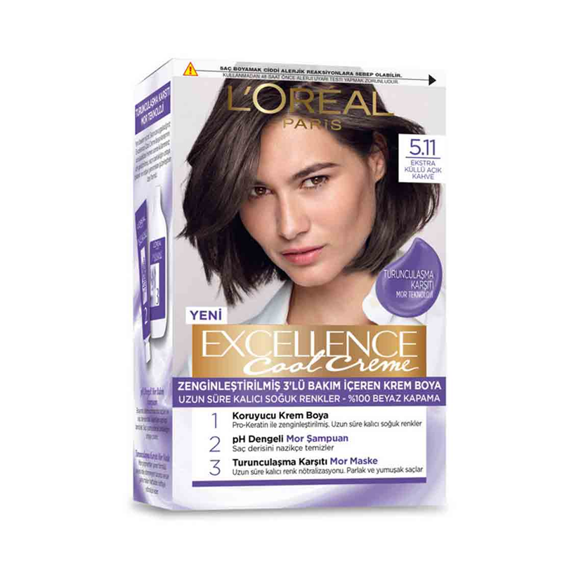 رنگ موی لورال شماره 5/11 LOREAL