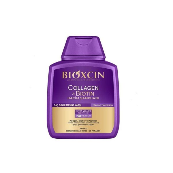 شامپو تقویت‌کننده و حجم‌دهنده بنفش بیوکسین BIOXCIN